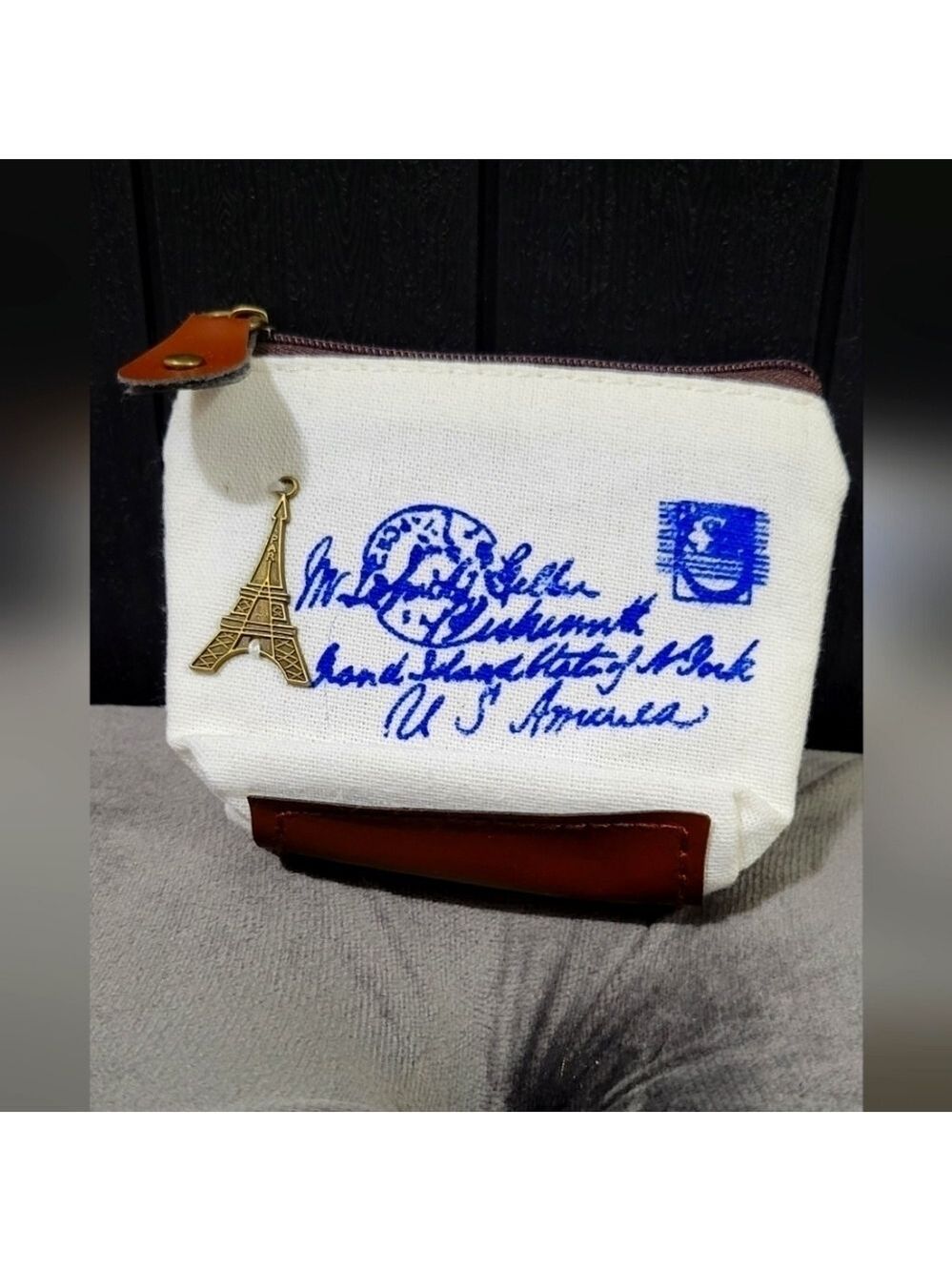 Vintage Retro Canvas Zipper Coin Purse